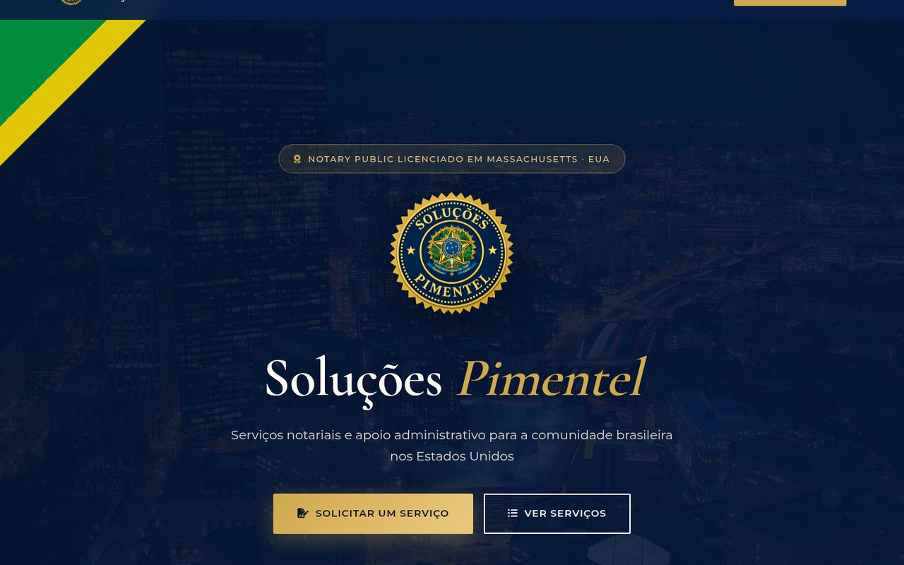 Soluções Pimentel Website